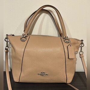 Coach kacey satchel in Taupe EUC